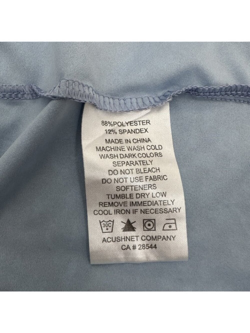 FootJoy FJ Golf Polo Shirt Men’s Size L Blue Performance Graphic Short Sleeve - Picture 6 of 10